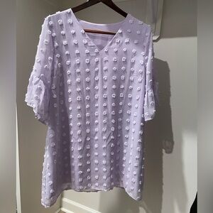Purple Textured Dress